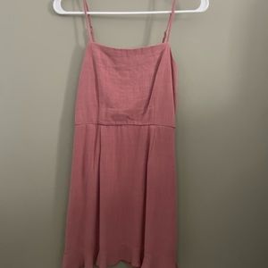 pink mini dress